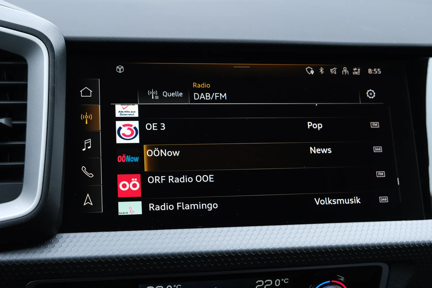 Bild eines A1 Sportback 30 TFSI intense