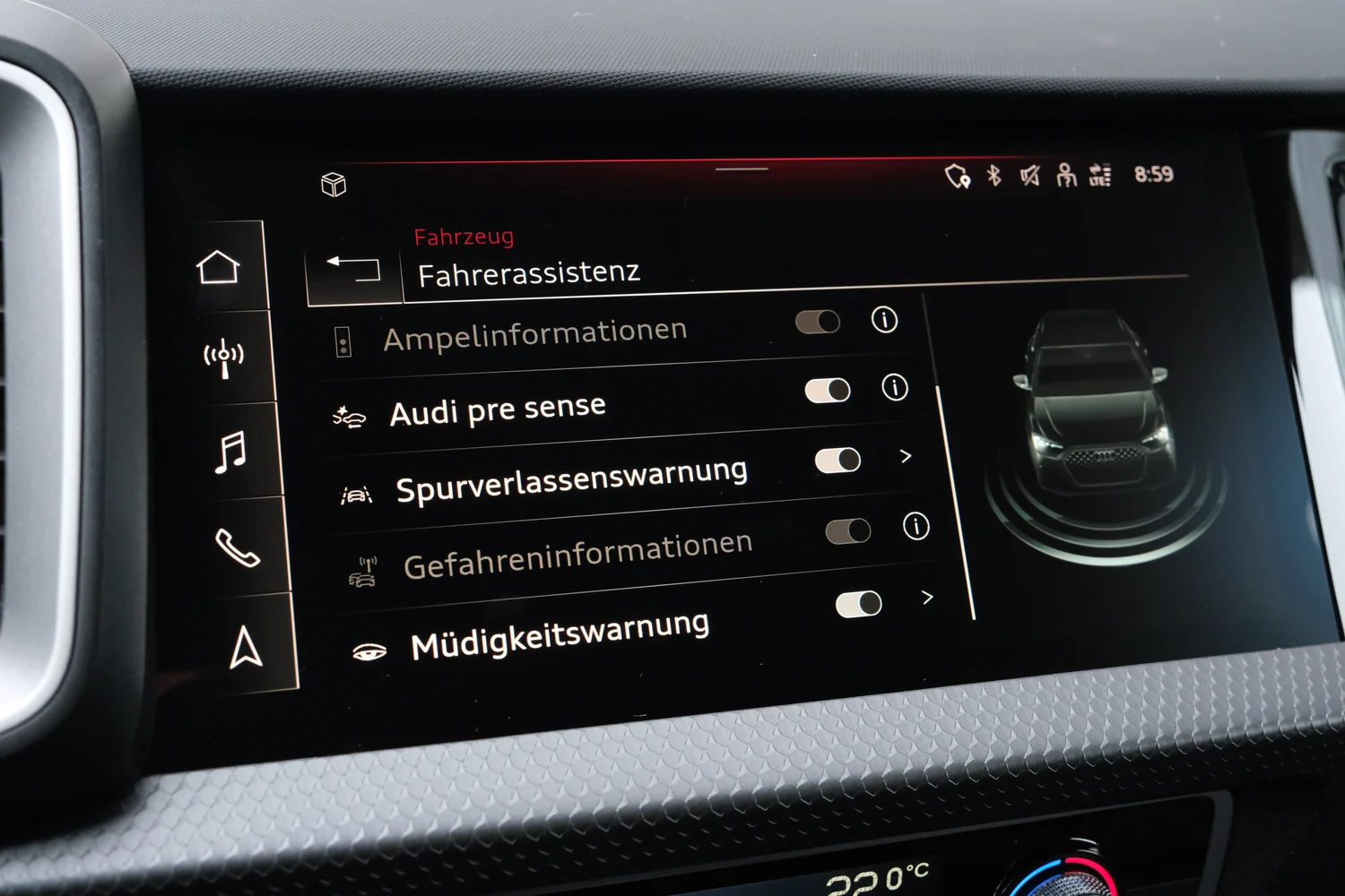Bild eines A1 Sportback 30 TFSI intense