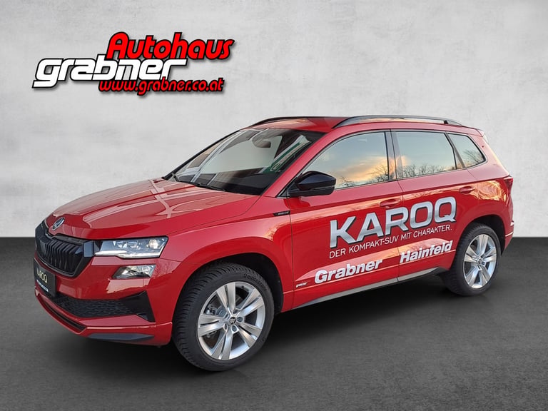 Škoda Karoq in Velvet-Rot Metallic gebraucht in Hainfeld für € 35.800 ...