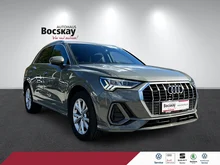 Audi Q3 40 TDI quattro S line exterieur in Chronosgrau Metallic