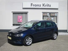 VW Golf Sportsvan Highline TDI in Atlantic Blue Metallic