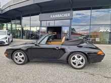 Porsche 911 Carrera Cabrio (993) in schwarz - normal