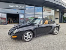 Porsche 911 Carrera Cabrio (993) in schwarz - normal