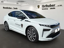 Škoda Enyaq Coupé Sportline 85x in Moon-Weiß Metallic