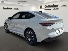 Škoda Enyaq Coupé Sportline 85x in Moon-Weiß Metallic