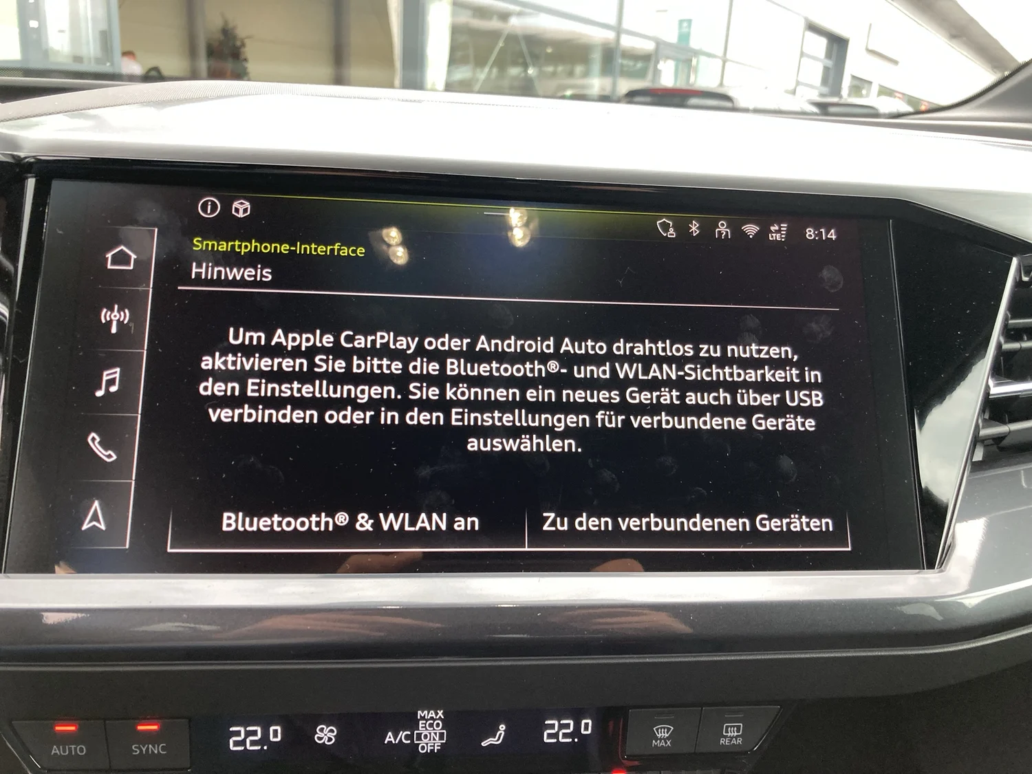 Bild eines Audi Q4 45 e-tron quattro