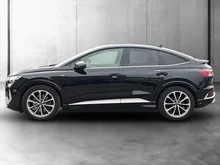 Audi Q4 Sportback e-tron 50 e-tron quattro in Mythosschwarz metallic