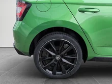 Škoda Fabia Monte Carlo TSI in Rallye-Grün Metallic