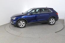 Audi Q3 40 TDI quattro advanced exterieur in NAVARRABLAU METALLIC
