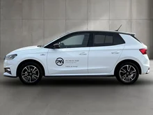 Škoda Fabia Monte Carlo TSI in Moon-Weiß Metallic