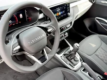 Škoda Fabia Monte Carlo TSI in Moon-Weiß Metallic