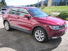 VW Tiguan Highline TDI SCR 4MOTION DSG in Ruby Red Metallic
