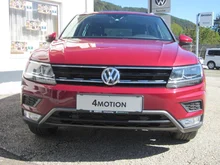 VW Tiguan Highline TDI SCR 4MOTION DSG in Ruby Red Metallic
