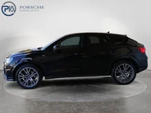 Audi Q3 Sportback 35 TFSI admired in Mythosschwarz Metallic