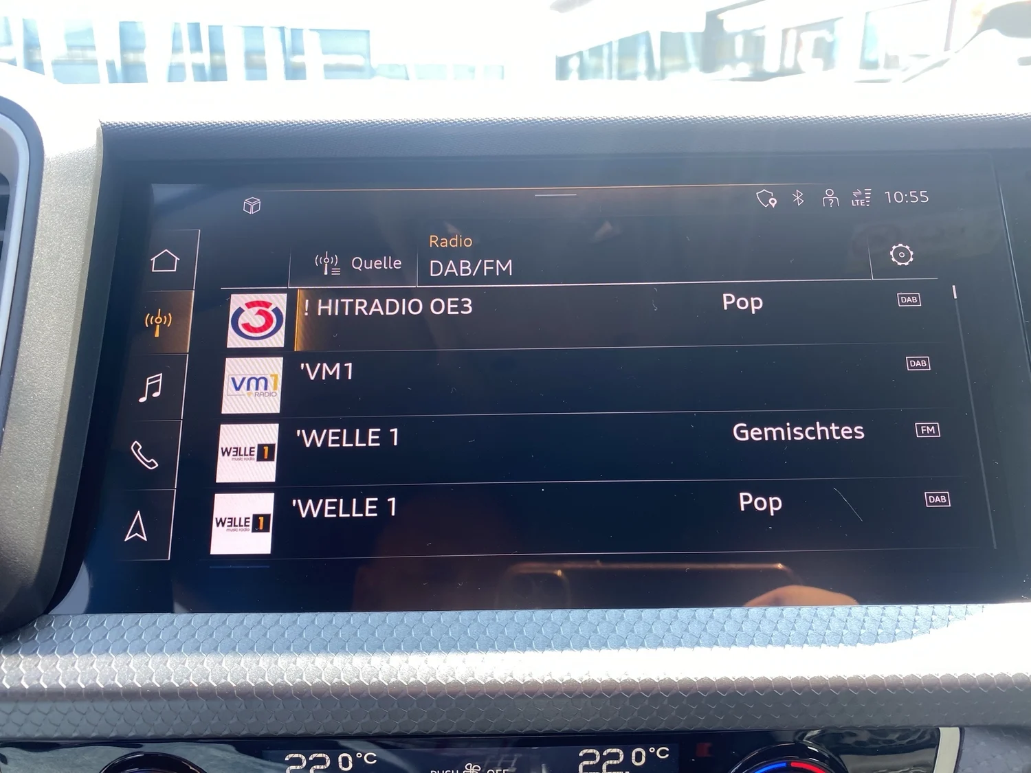 Bild eines Audi A1 Sportback 30 TFSI intense