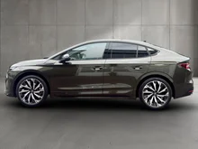 Škoda Enyaq Coupé Sportline 85x in Olibo-Grün Metallic