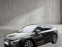 Škoda Enyaq Coupé Sportline 85x in Olibo-Grün Metallic