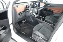 VW ID.4 Pro Performance 150 kW Max in Gletscherweiß Metallic Dach Schwarz