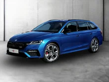 Škoda Octavia Combi RS TDI DSG in RACE-BLAU METALLIC