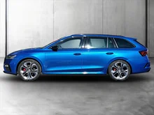 Škoda Octavia Combi RS TDI DSG in RACE-BLAU METALLIC