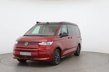 VW California Beach Camper TDI in Fortanarot Met./Dach Deepblack Perleff.