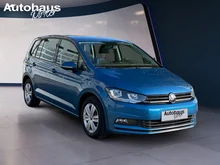 VW Touran TDI DSG in Caribbean Blue Metallic