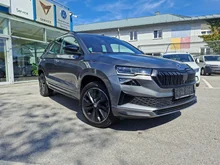 Škoda Karoq Sportline TDI SCR in Graphit-Grau Metallic