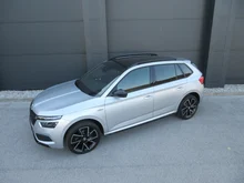 Škoda Kamiq MONTE CARLO TSI ACT in Brillant-Silber Metallic