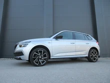 Škoda Kamiq MONTE CARLO TSI ACT in Brillant-Silber Metallic