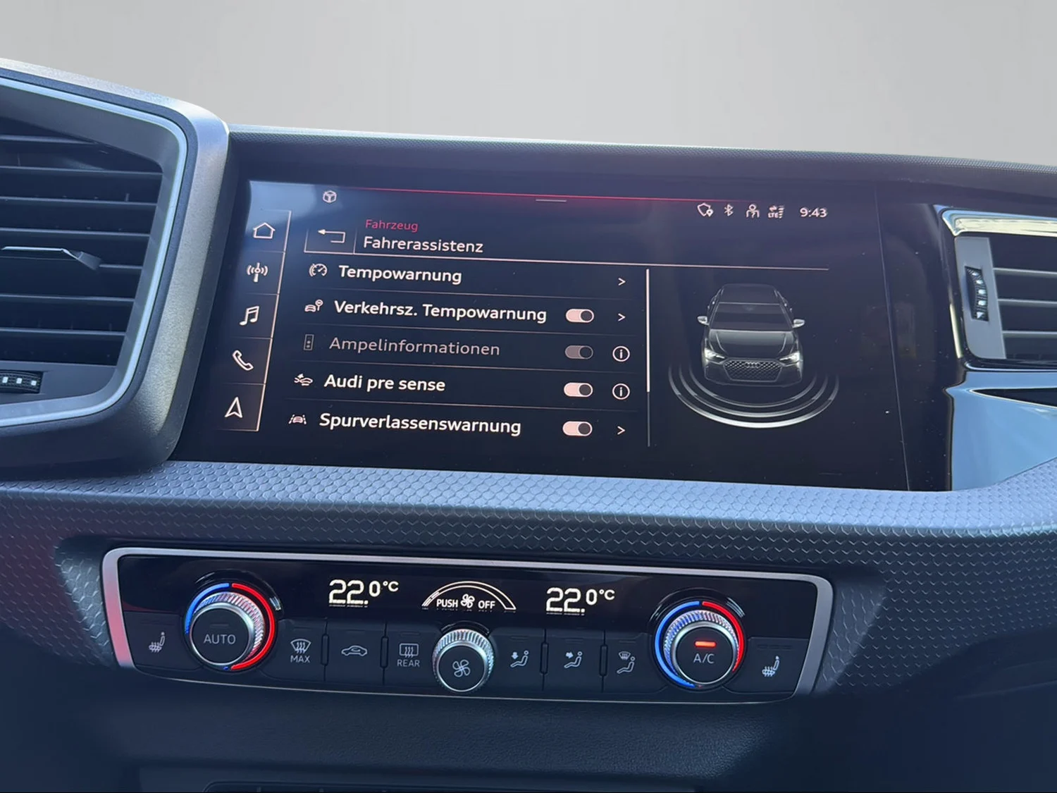 Bild eines A1 Sportback 30 TFSI intense