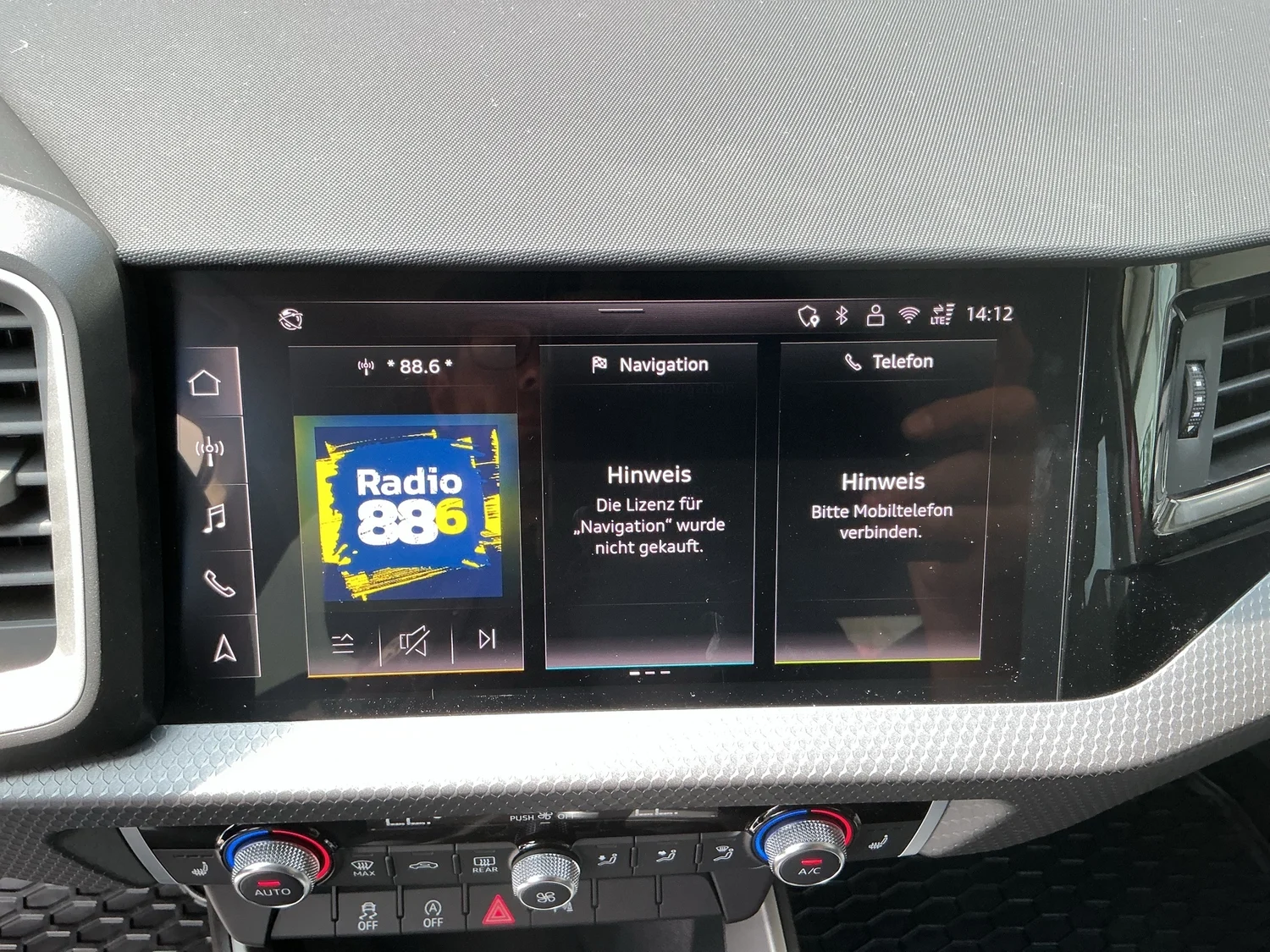 Bild eines Audi A1 Sportback 25 TFSI intense