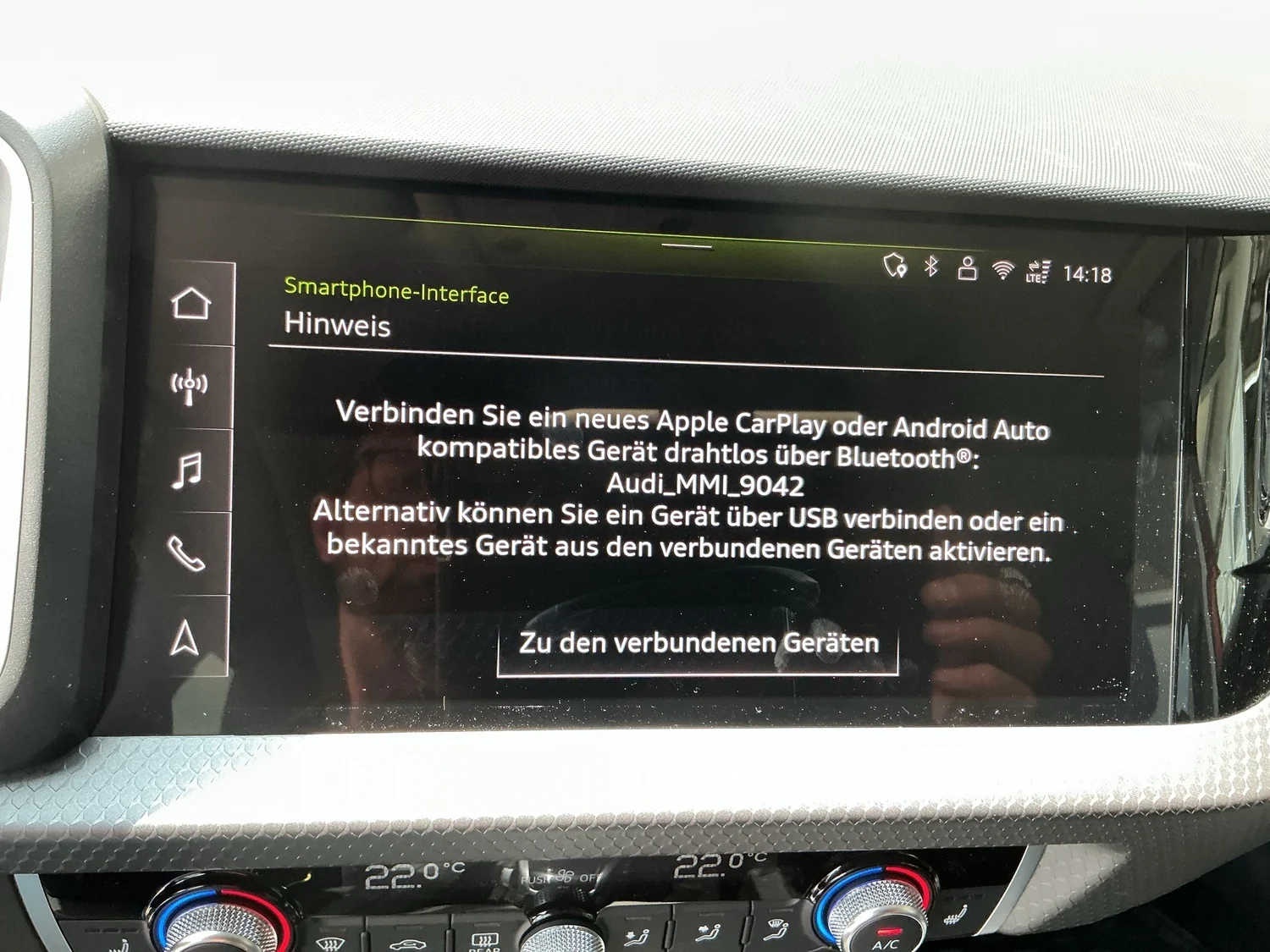 Bild eines Audi A1 Sportback 25 TFSI intense