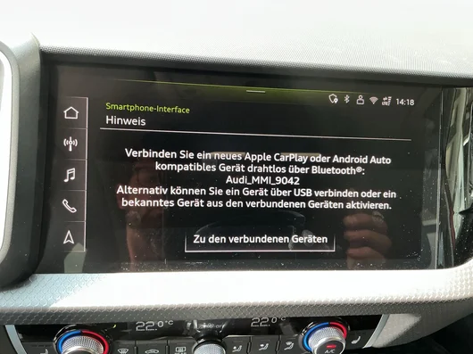 Bild eines Audi A1 Sportback 25 TFSI intense
