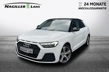 Audi A1 Sportback 30 TFSI intense in Gletscherweiss Metallic