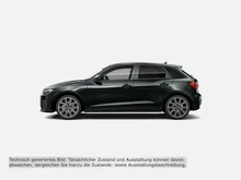 Audi A1 Sportback 30 TFSI intense in Mythosschwarz Metallic