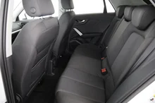 Audi Q2 30 TDI admired in GLETSCHERWEISS METALLIC