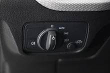 Audi Q2 30 TDI admired in GLETSCHERWEISS METALLIC