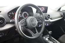 Audi Q2 30 TDI admired in GLETSCHERWEISS METALLIC