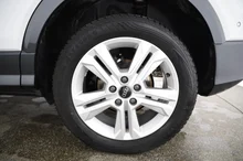 Audi Q2 30 TDI admired in GLETSCHERWEISS METALLIC