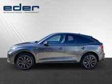 Audi Q5 Sportback 50 TDI quattro S line in daytonagrau perleff.