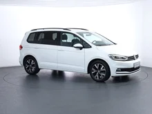 VW Touran Comfortline TDI SCR DSG 7-Sitzer in Pure White