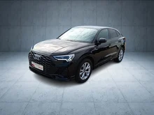 Audi Q3 Sportback 35 TDI S line exterieur in 0E Mythosschwarz Metallic