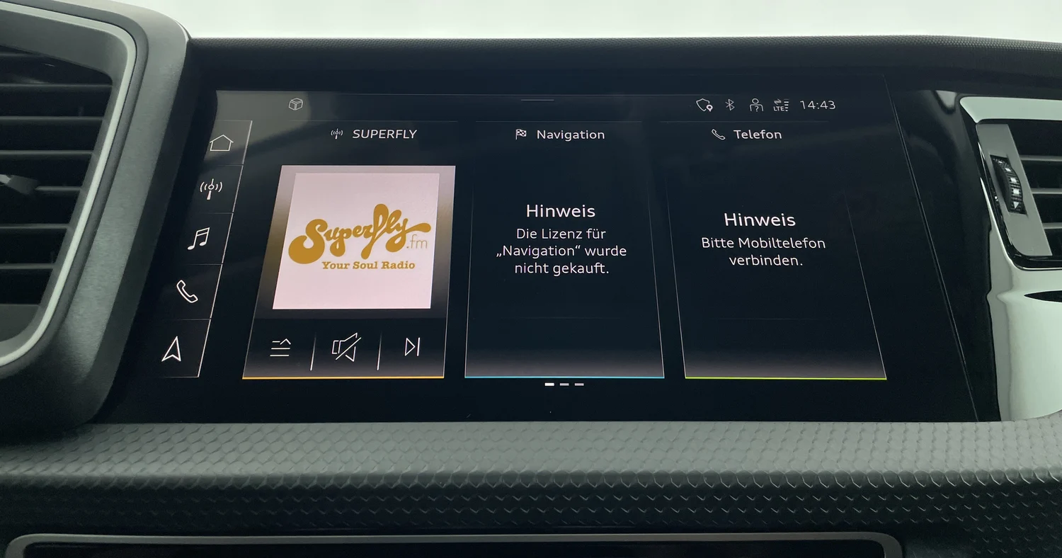 Bild eines Audi A1 Sportback 25 TFSI intense