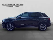 Audi Q3 e-tron 45 TFSI e S line exterieur in Mythosschwarz Metallic