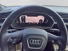 Audi Q3 e-tron 45 TFSI e S line exterieur in Mythosschwarz Metallic