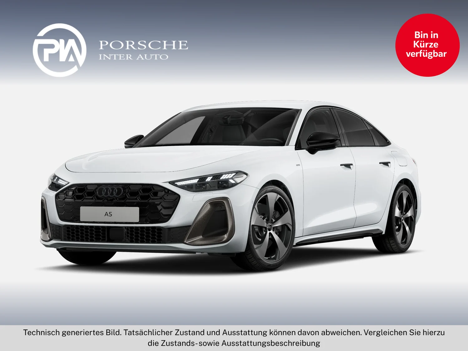Bild eines Audi A5 Limousine e-hybrid quattro 220 kW