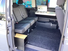 VW California Beach Edition Camper TDI 4M in puregrey / Dach schwarz
