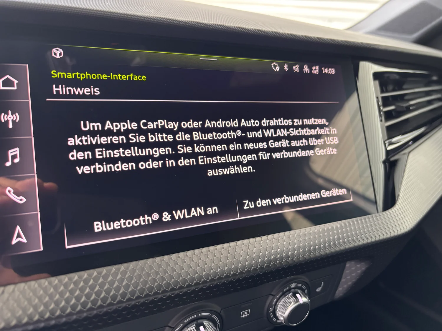 Bild eines Audi A1 Sportback 30 TFSI