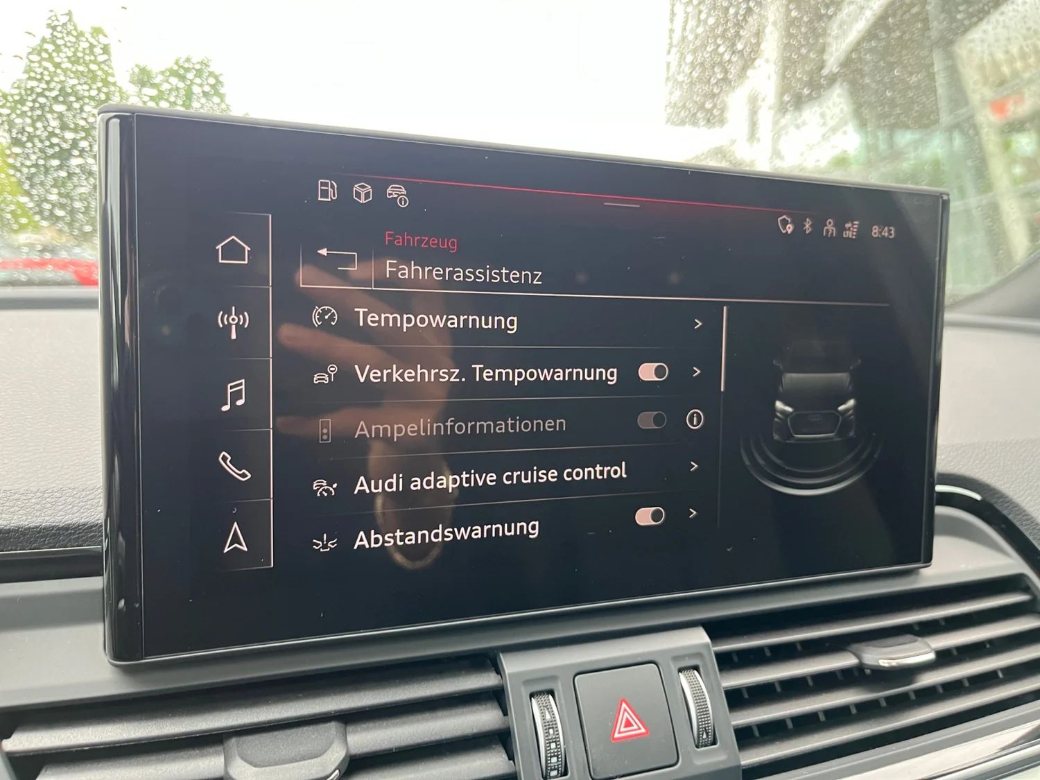 Bild eines Q5 Sportback 50 TFSI e quattro admired