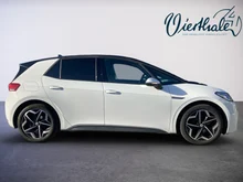 VW ID.3 Pro S 150 kW (5-Sitzer) in Gletscherweiß Metallic Dach Schwarz